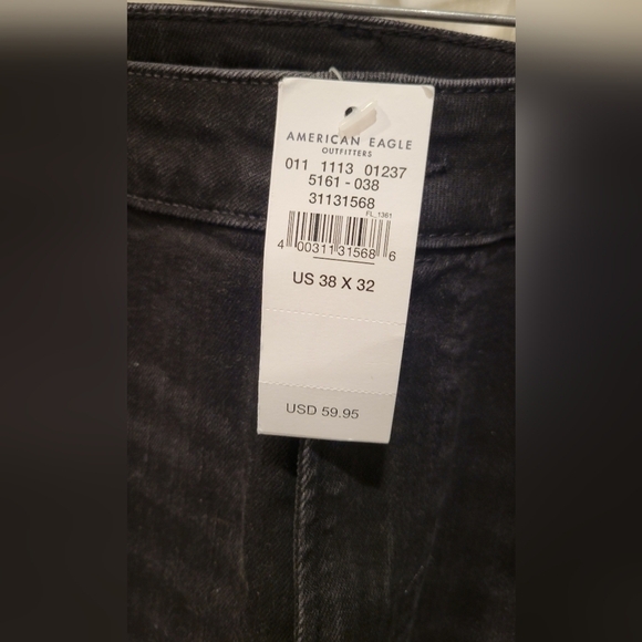 American Eagle Young Money Plaque Distressed Jeans Men's Size 38 X 32 - Picture 9 of 9